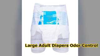 OEM প্রাপ্তবয়স্ক ডায়াপার বড় ইউনিসেক্স গন্ধ নিয়ন্ত্রণ PE ফিল্ম