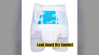 অ্যাডাল্ট ডায়াপার লিক গার্ড নাইটটাইম ইনকন্টিনেন্স প্যান্ট