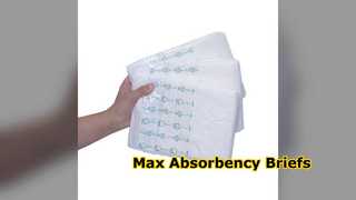 Adult Incontinence Briefs Max Absorbency