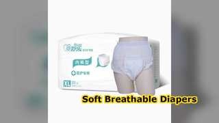 Soft Breathable Adult Diapers for Comfort
